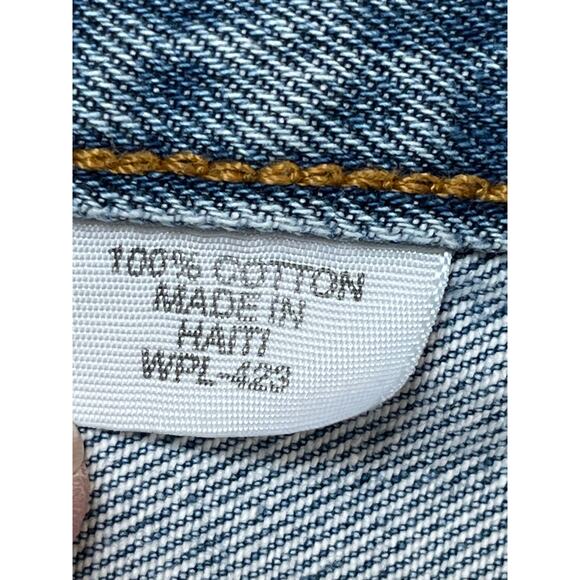 Levi’s 501 Mens 38x30 Blue Button Fly Straight Leg Stonewashed Denim Jeans 09/08 - Picture 4 of 9